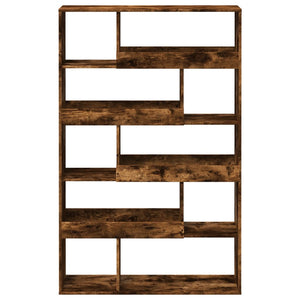 vidaXL Bookcase Smoked Oak100x33x156.5 cm Engineered Wood