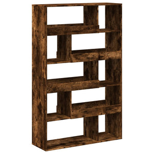 vidaXL Bookcase Smoked Oak100x33x156.5 cm Engineered Wood