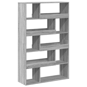 vidaXL Bookcase Grey Sonoma 100x33x156.5 cm Engineered Wood