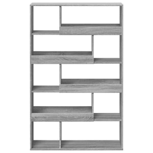 vidaXL Bookcase Grey Sonoma 100x33x156.5 cm Engineered Wood