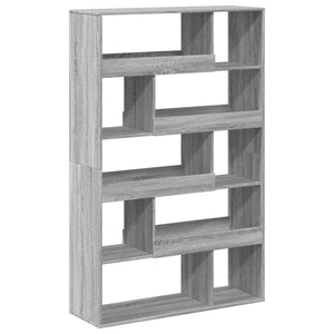 vidaXL Bookcase Grey Sonoma 100x33x156.5 cm Engineered Wood