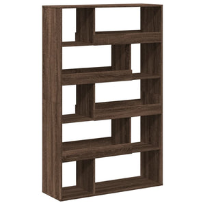 vidaXL Bookcase Brown Oak 100x33x156.5 cm Engineered Wood