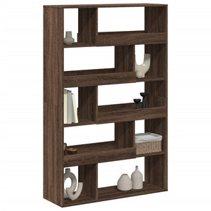 vidaXL Bookcase Brown Oak 100x33x156.5 cm Engineered Wood