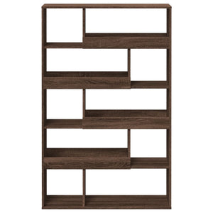 vidaXL Bookcase Brown Oak 100x33x156.5 cm Engineered Wood