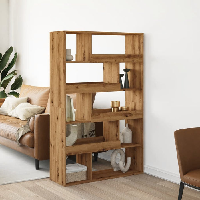 vidaXL Bookcase Artisian Oak 100x33x156.5 cm Engineered Wood