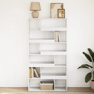 vidaXL Bookcase White 100x33x187.5 cm Engineered Wood