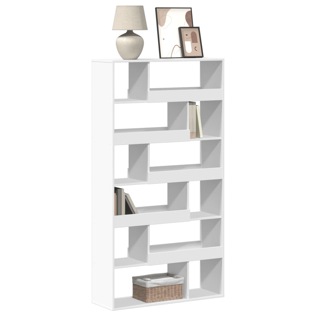 vidaXL Bookcase White 100x33x187.5 cm Engineered Wood