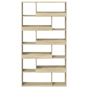 vidaXL Bookcase Sonoma Oak 100x33x187.5 cm Engineered Wood