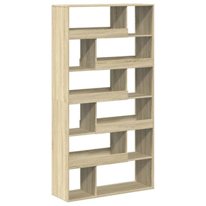 vidaXL Bookcase Sonoma Oak 100x33x187.5 cm Engineered Wood