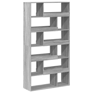 vidaXL Bookcase Grey Sonoma 100x33x187.5 cm Engineered Wood