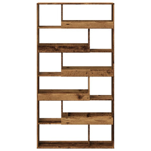 vidaXL Bookcase Old Wood 100x33x187.5 cm Engineered Wood