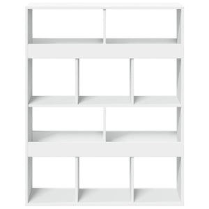 vidaXL Bookcase White 100x33x125.5 cm Engineered Wood