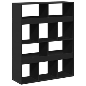 vidaXL Bookcase Black 100x33x125.5 cm Engineered Wood