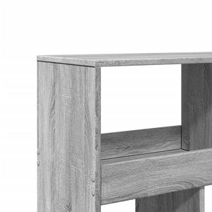 vidaXL Bookcase Grey Sonoma 100x33x125.5 cm Engineered Wood