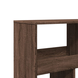 vidaXL Bookcase Brown Oak 100x33x125.5 cm Engineered Wood