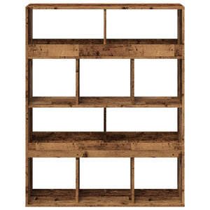 vidaXL Bookcase Old Wood 100x33x125.5 cm Engineered Wood