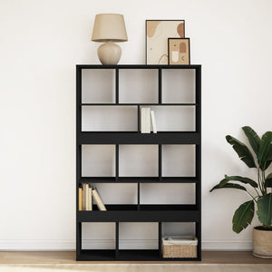 vidaXL Bookcase Black 100x33x156.5 cm Engineered Wood