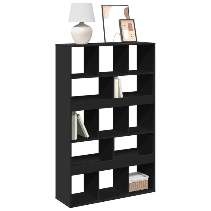 vidaXL Bookcase Black 100x33x156.5 cm Engineered Wood