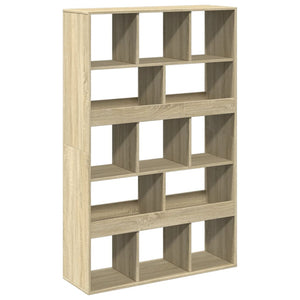 vidaXL Bookcase Sonoma Oak 100x33x156.5 cm Engineered Wood