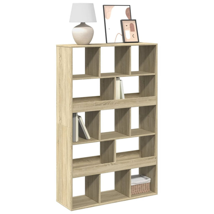 vidaXL Bookcase Sonoma Oak 100x33x156.5 cm Engineered Wood