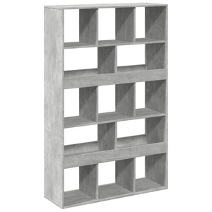 vidaXL Bookcase Concrete Grey 100x33x156.5 cm Engineered Wood