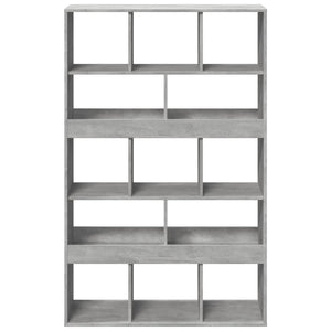 vidaXL Bookcase Concrete Grey 100x33x156.5 cm Engineered Wood