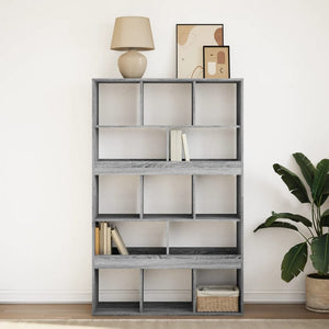 vidaXL Bookcase Grey Sonoma 100x33x156.5 cm Engineered Wood