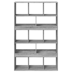 vidaXL Bookcase Grey Sonoma 100x33x156.5 cm Engineered Wood