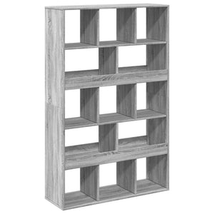 vidaXL Bookcase Grey Sonoma 100x33x156.5 cm Engineered Wood