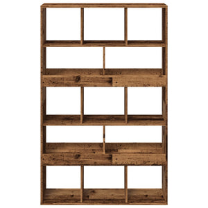 vidaXL Bookcase Old Wood 100x33x156.5 cm Engineered Wood