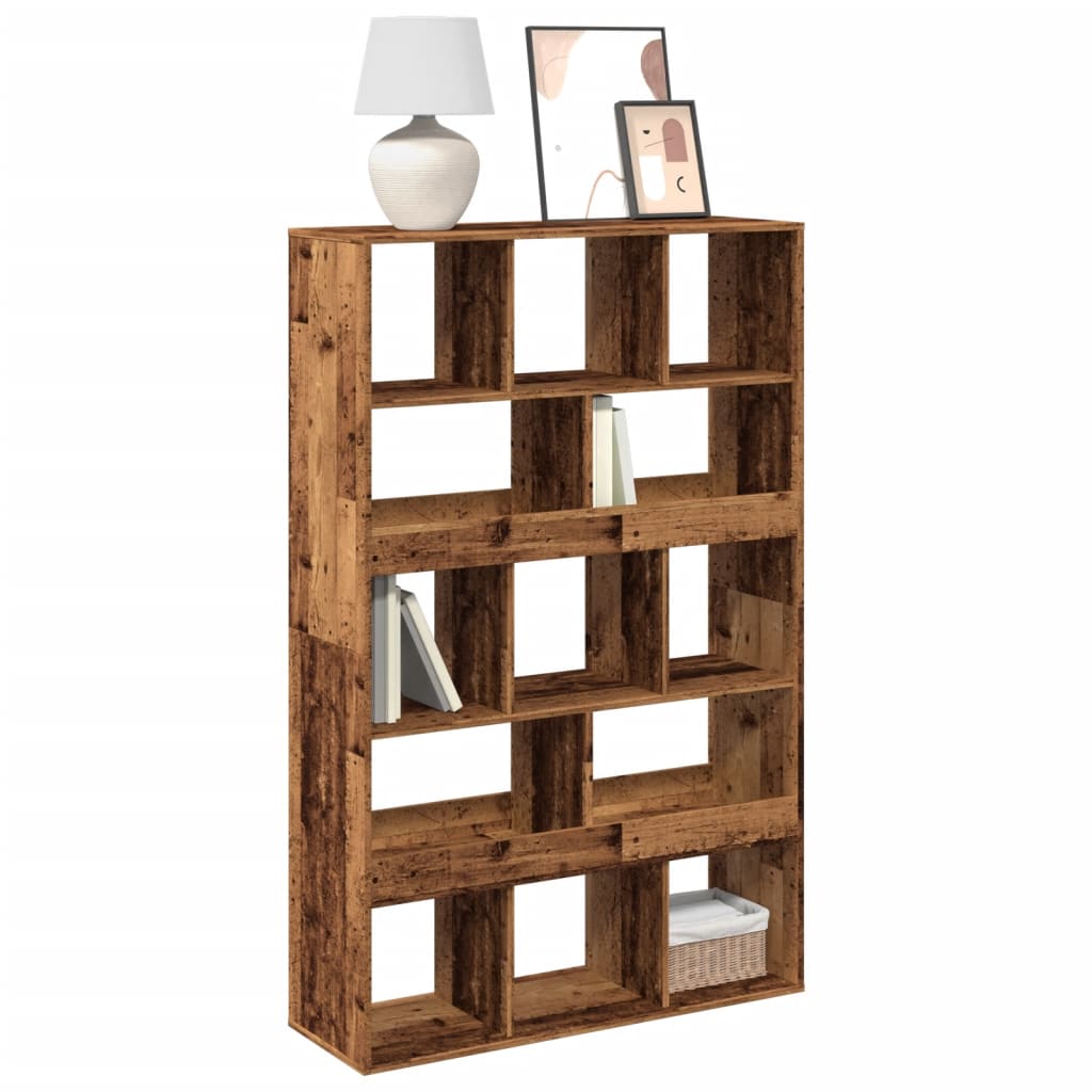 vidaXL Bookcase Old Wood 100x33x156.5 cm Engineered Wood