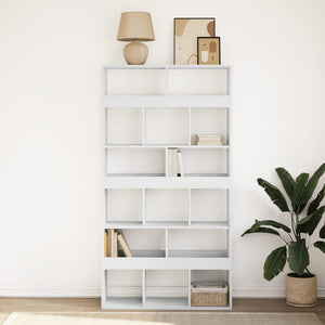 vidaXL Bookcase White 100x33x187.5 cm Engineered Wood