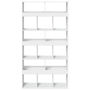 vidaXL Bookcase White 100x33x187.5 cm Engineered Wood