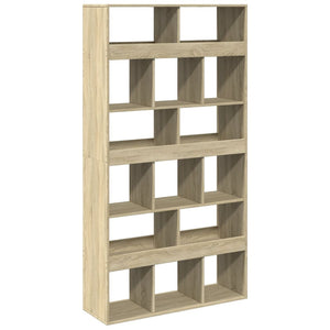 vidaXL Bookcase Sonoma Oak 100x33x187.5 cm Engineered Wood