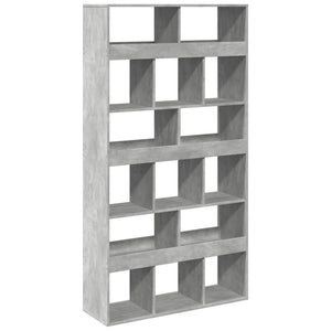 vidaXL Bookcase Concrete Grey 100x33x187.5 cm Engineered Wood