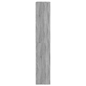 vidaXL Bookcase Grey Sonoma 100x33x187.5 cm Engineered Wood