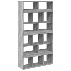 vidaXL Bookcase Grey Sonoma 100x33x187.5 cm Engineered Wood