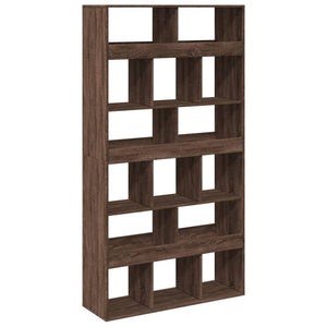 vidaXL Bookcase Brown Oak 100x33x187.5 cm Engineered Wood