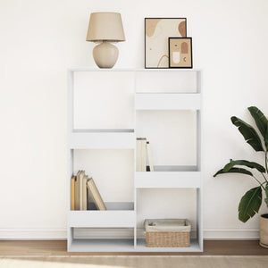 vidaXL Bookcase White 100x33x135 cm Engineered Wood