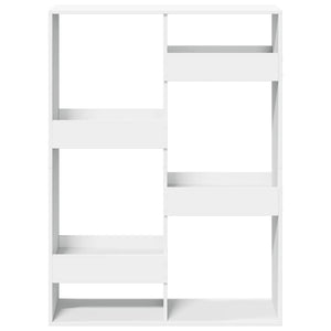 vidaXL Bookcase White 100x33x135 cm Engineered Wood