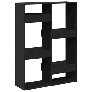 vidaXL Bookcase Black 100x33x135 cm Engineered Wood