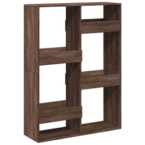 vidaXL Bookcase Brown Oak 100x33x135 cm Engineered Wood