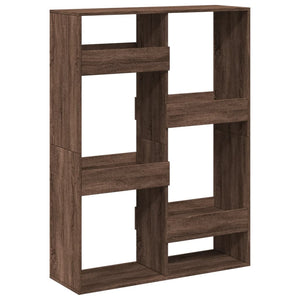 vidaXL Bookcase Brown Oak 100x33x135 cm Engineered Wood