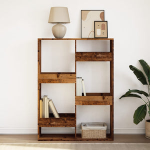 vidaXL Bookcase Old Wood 100x33x135 cm Engineered Wood