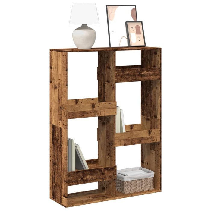 vidaXL Bookcase Old Wood 100x33x135 cm Engineered Wood