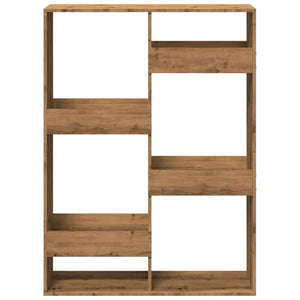 vidaXL Bookcase Artisan Oak 100x33x135 cm Engineered Wood