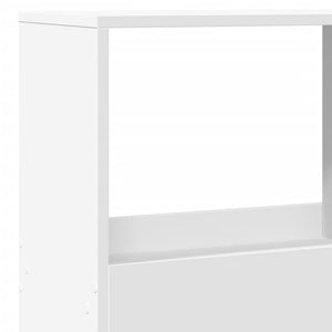 vidaXL Bookcase White 100x33x155.5 cm Engineered Wood