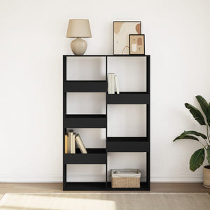 vidaXL Bookcase Black 100x33x155.5 cm Engineered Wood