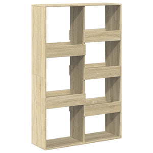 vidaXL Bookcase Sonoma Oak 100x33x155.5 cm Engineered Wood