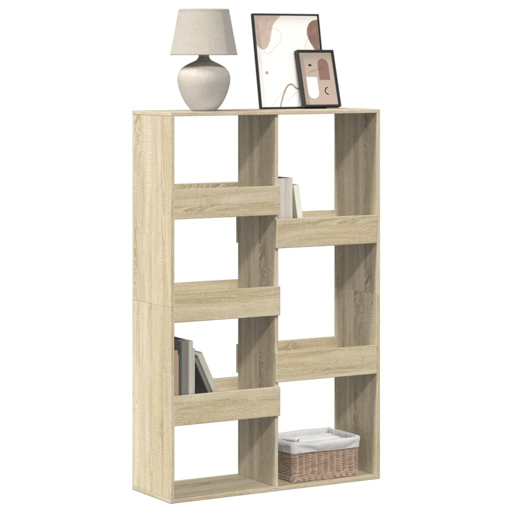 vidaXL Bookcase Sonoma Oak 100x33x155.5 cm Engineered Wood